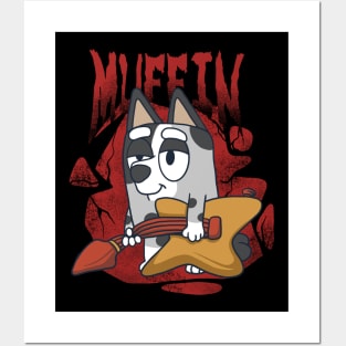 Muffin Bluey - metal music Posters and Art